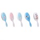 Very individual bright color heat transfer pattern fashion one piece hair brush