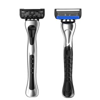 High quality 5 blades+1 trimmer blade with refilled cartridges 5 blade system shaving razor