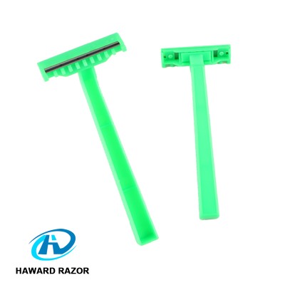 twin blade surgical disposable prep razor surgical razor blade shaver with comb head