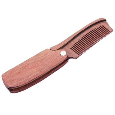 Customized folding beard comb wholesale wood comb