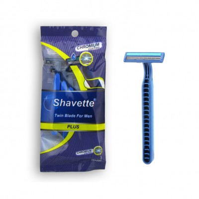 OEM disposable twin stainless steel blade razor with rubber handle lubricating strip disposable razor